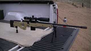 308 Remington 700  1012 yard shot at a gallon of milk [upl. by Lucie]