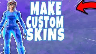 How to Make Custom Fortnite SkinsUse in Game [upl. by Ahseyn220]