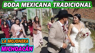 BODA MEXICANA TRADICIONAL en La Mojonera Michoacán México ECHARON LA CASA POR LA VENTANA [upl. by Cocke163]