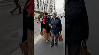 How do pensioners dress in Milan 😇 victoria1 style milanstyle streetstyle fashion viral [upl. by Brook731]