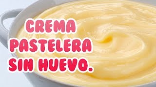 Crema PASTELERA SIN HUEVO  SUPER FACIL  Claudio Us [upl. by Eiboh]