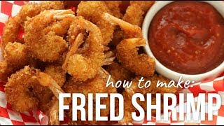 How to Make Panko Fried Shrimp  Crispy Breaded Shrimps Recipe [upl. by Ydok]