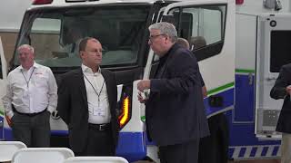 Highlights of FPG Electrified Facility Opening including the AllElectric Ambulance the Demers eFX [upl. by Lanctot]