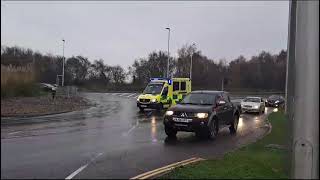 RESPONDING Short compilation of SWASFT ambulances responding around Poole [upl. by Boutis]