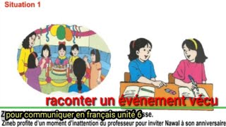 oral  Raconter un événement vécu  unité 6  sem 1 amp 2  pour communiquer en français 2AP [upl. by Gardas]