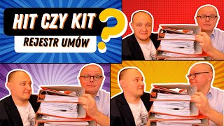 Rejestr umów  HIT czy KIT [upl. by Leumas]