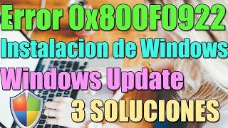 Error 0x800F0922 en INSTALACIÓN DE WINDOWS y WINDOWS UPDATE I 3 SOLUCIONES 2024 [upl. by Rannug899]