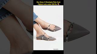 Buy these 3 Cool Shoetopia Flats from Flipkart under 500 Rs💁‍♀️ sapnasvibe shorts flats sandals [upl. by Eivla]