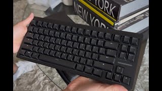 Wooting 80HE Zinc Alloy Black Keyboard Unboxing No Voice [upl. by Trofmoc395]