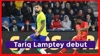 TARIQ LAMPTEYS BLACK STARS DEBUT VS BRAZIL HIGHLIGHTS [upl. by Avlasor]