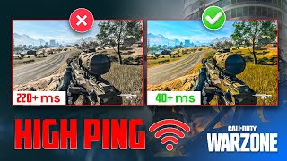 How to Fix High Ping in COD Warzone on PC StepbyStep Guide [upl. by Hnim]