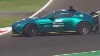 quotF1 Shocker Bernd Mayländer Crashes Safety Car During Monza Testquot [upl. by Ike]