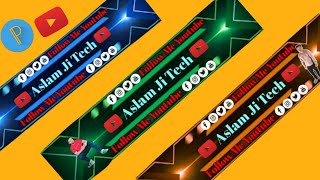 Youtube banner kaise banaea  You tube banner kaise banaye  Youtube banner kaise banaen 2024 [upl. by Yerdua98]