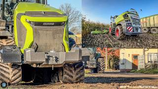 Claas Jagaur 990  Xerion Fendt John Deere POWER Der letzte Mais muss runter Mais häckseln 2024 [upl. by True]