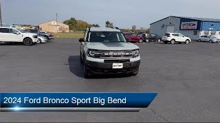 2024 Ford Bronco Sport Big Bend Sport Utility Portage Baraboo Pardeeville Endeavor Madison [upl. by Rainer]