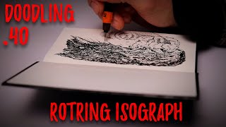 Doodling With Rotring Isograph 40 [upl. by Yendys]