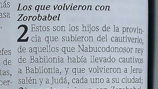 Esdras 2 Los que volvieron con Zorobabel y Hebreos 7 El sacerdocio de Melquisedec RVR1960 [upl. by Aisor997]