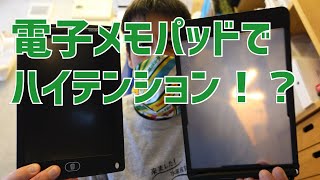 DIME付録のLCDメモパッドとBoogie Board Blackboardではしゃぐ！  rhosoi vlog 28 [upl. by Mansoor]