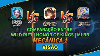 LOL WR vs HOK vs MLBB A comparação mais detalhada de Visão honorofkings honorofkingsbr [upl. by Ahsyad481]