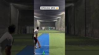 Spin Bowler Opening Over 🔥 Batsman Taking Charge Over Spin Balls With Flat Sixes cricket shorts [upl. by Boelter]