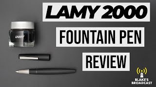 Lamy 2000 Fountain Pen Review [upl. by Aihsekram]