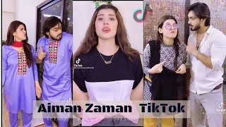 Aiman Zaman and Mujtaba Lakhani Tiktok Video  couple tik tok funny video [upl. by Lorusso]