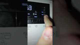 washing machine Beko mini unbalanced inter spin on program cotton 40 with extra rinse [upl. by Isnan]