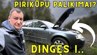 Papuoliau ant Pirikūpų bajeriukų Audi A4 Vlog1 [upl. by Atilrac]