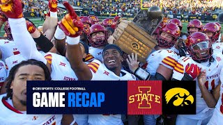 Iowa State claims the CYHAWK with thrilling win over Iowa  Big Ten Recap  CBS Sports [upl. by Driscoll]