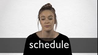 How to pronounce SCHEDULE in British English [upl. by Dunseath]