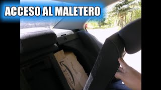 COMO RECLINAR ASIENTO TRASERO EN VOLKSWAGEN PARA INGRESAR AL MALETERO [upl. by Crelin109]