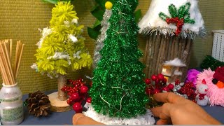 Christmas Tree Making from Glitter 🎄 Beautiful DIY Christmas Tree Ideas 🎄 Easy Crafts and Tips [upl. by Malek]