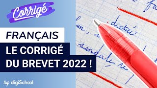 Brevet  correction de lépreuve de français 2022 [upl. by Annecorinne920]