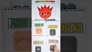 SPRUNKI Raddy  ASMR Phase 1vs2vs3vs4squishyblindbag papercraft sprunkiincrediboxsquishy shorts [upl. by Ethelbert]