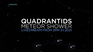 Quadrantids Meteor Shower 2021 Live Stream [upl. by Ahsieken731]