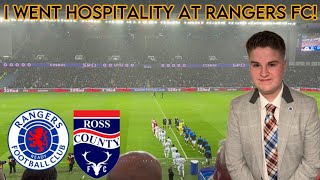 I WENT HOSPITALITY AT RANGERS FC [upl. by Roche]