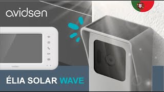 Videofone solar sem fios Avidsen Elia Solar Wave  ref 112296 [upl. by Milissent]