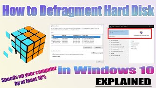 Disk Defragmentation in Windows 10 Explained [upl. by Kory898]