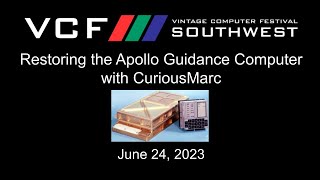 Restoring the Apollo Guidance Computer with CuriousMarc [upl. by Farver]