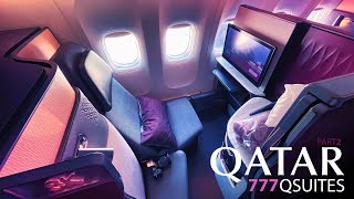 Qatar Airways 777 Qsuites window seat  Doha to Seattle  Part 2 [upl. by Arekahs773]