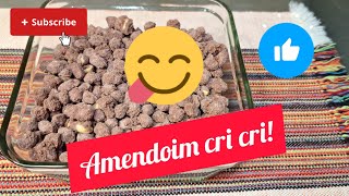 AMENDOIM CRI CRI DELICIOSO E CROCANTE [upl. by Vander]