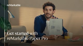 Get started with reMarkable Paper Pro  Using reMarkable [upl. by Vaasta994]