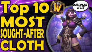 Top 10 Most Sought After Cloth Transmog [upl. by Best]