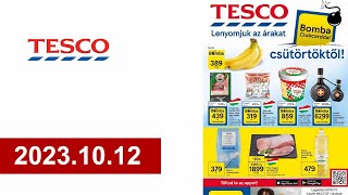 Tesco akciós újság 20231012 [upl. by Ardnuat]