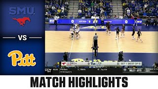 SMU vs Pitt Match Highlights  2024 ACC Volleyball [upl. by Eleumas]