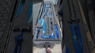 BLUE Sub Zero INSANE Tactical Knife Set shortsviral [upl. by Eleen]