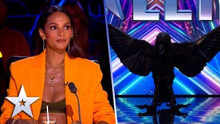 Jim Fitzpatrick RETURNS – this time he’s come as a CROW  Auditions  BGT 2022 [upl. by Nordin]