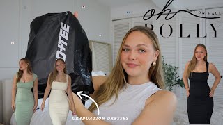 NEW IN OH POLLY TRY ON HAUL  HELP ME PICK A GRADUATION DRESS [upl. by Werner]