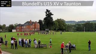 Blundells School U15’s National Cup Game v Taunton [upl. by Aretahs]