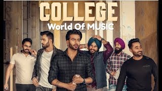 College  Mankirt Aulakh Official Song Singga  MixSingh  Latest Punjabi Song  World Of MUSIC [upl. by Amlus]